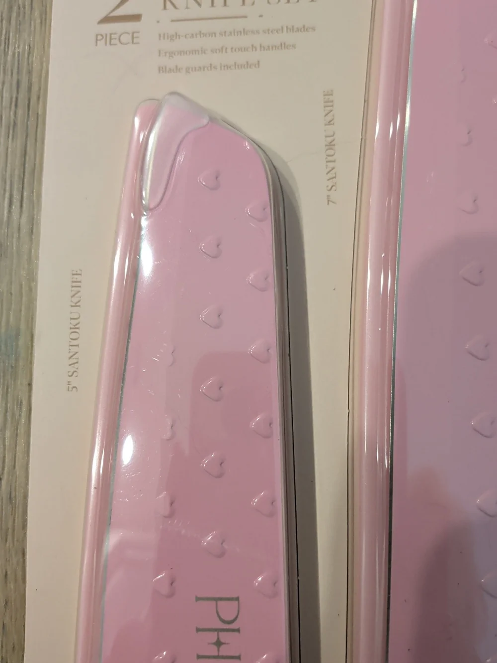 Paris Hilton Pink Santoku Knife Set - 2 Piece
